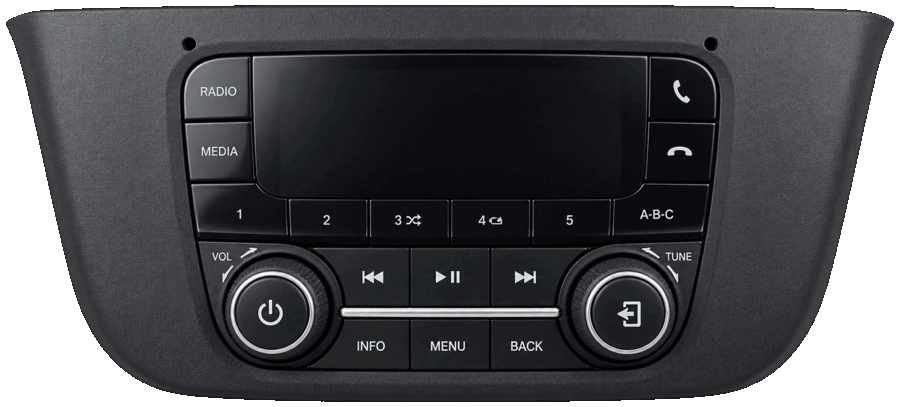 Autoradio APTIV BT/DAB dell'IVECO Daily, letta a banco con Lince